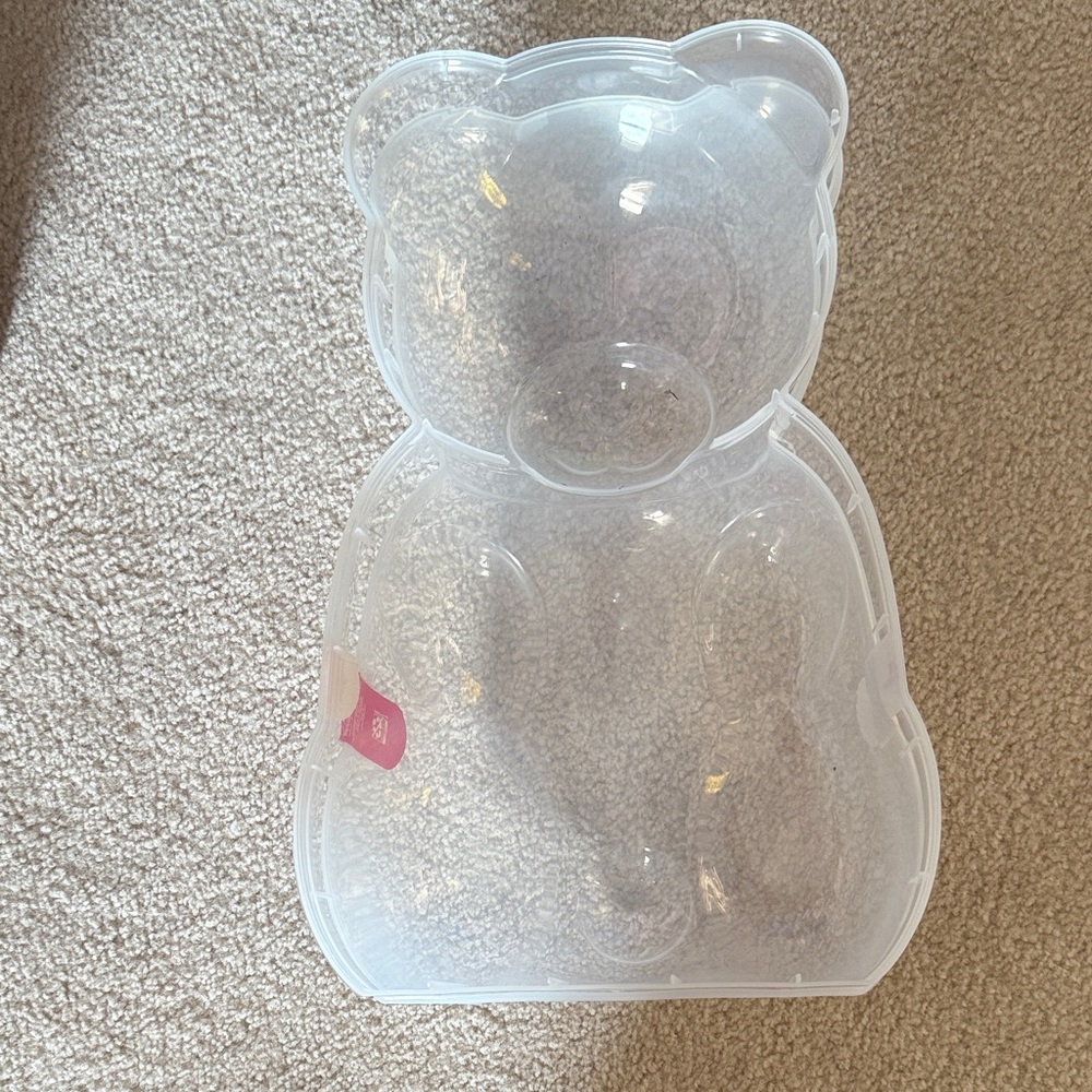 Celebrate It Clear Bear-Shaped Gift Box